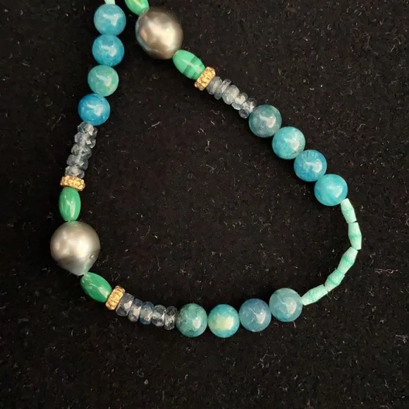 ARMENTA old world pearl mixed bead long  36"" long necklace New in box with tag - Picture 3 of 5